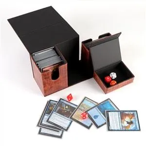 Teri saqlash o'yin Tcg pastki kartalari qutisi
