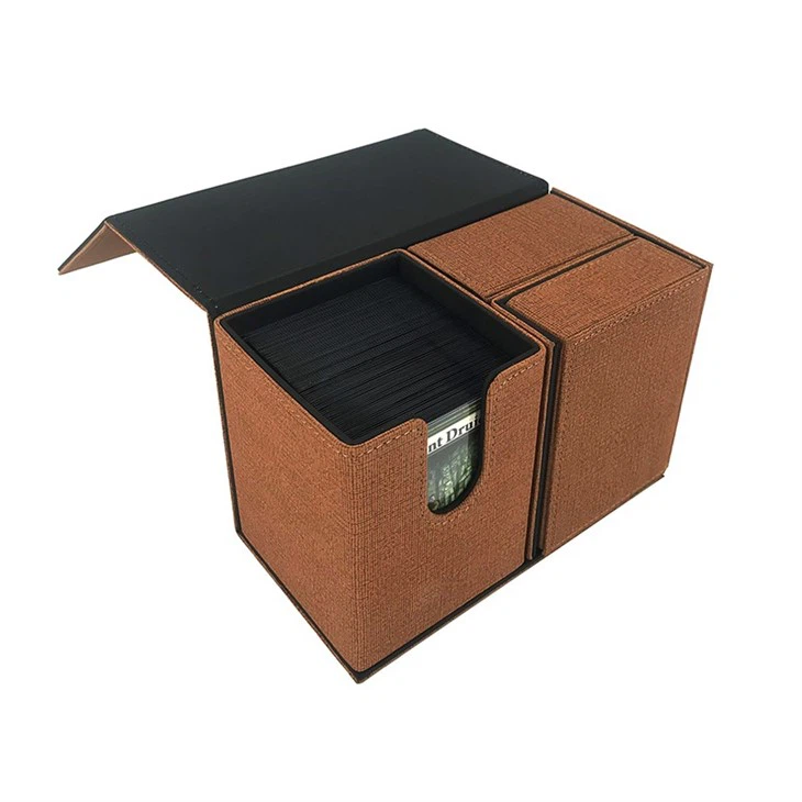 Leather Card Storage Box Magic